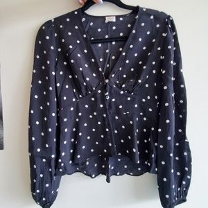 Wilfred polkadot blouse Size XS.